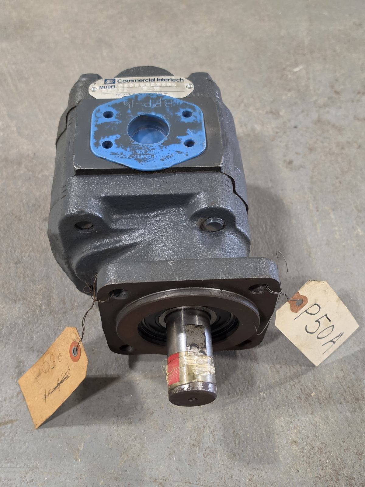 Parker Commercial Intertech P50A P50A642BE0L Hydraulic Gear Pump Keyed Shaft
