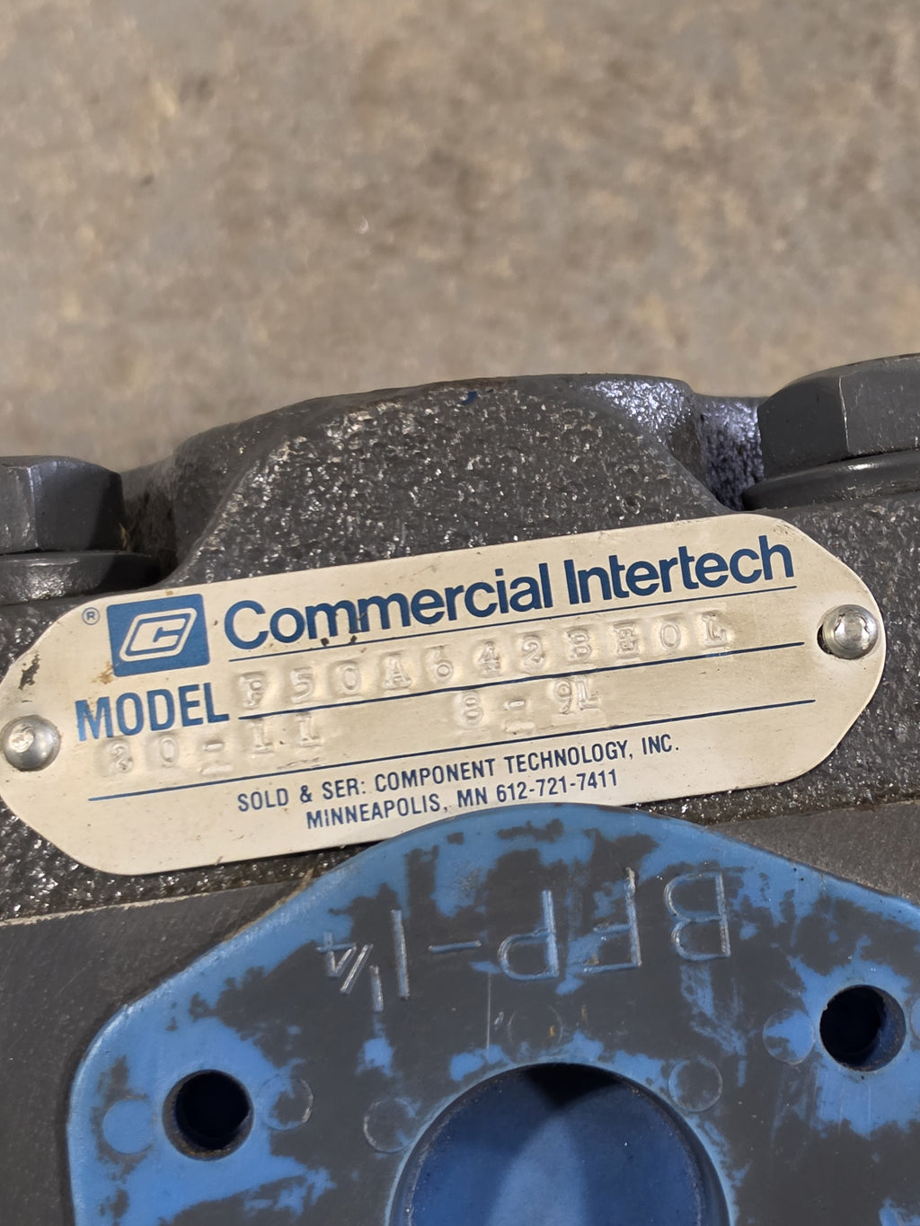 Parker Commercial Intertech P50A P50A642BE0L Hydraulic Gear Pump Keyed Shaft