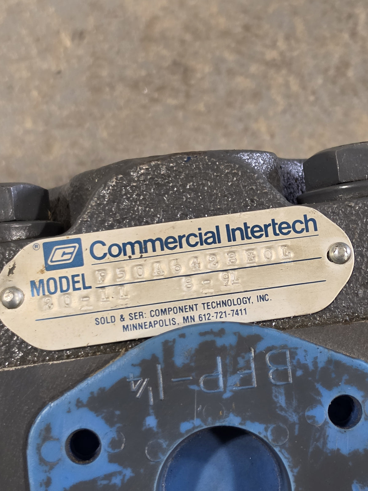Parker Commercial Intertech P50A P50A642BE0L Hydraulic Gear Pump Keyed Shaft