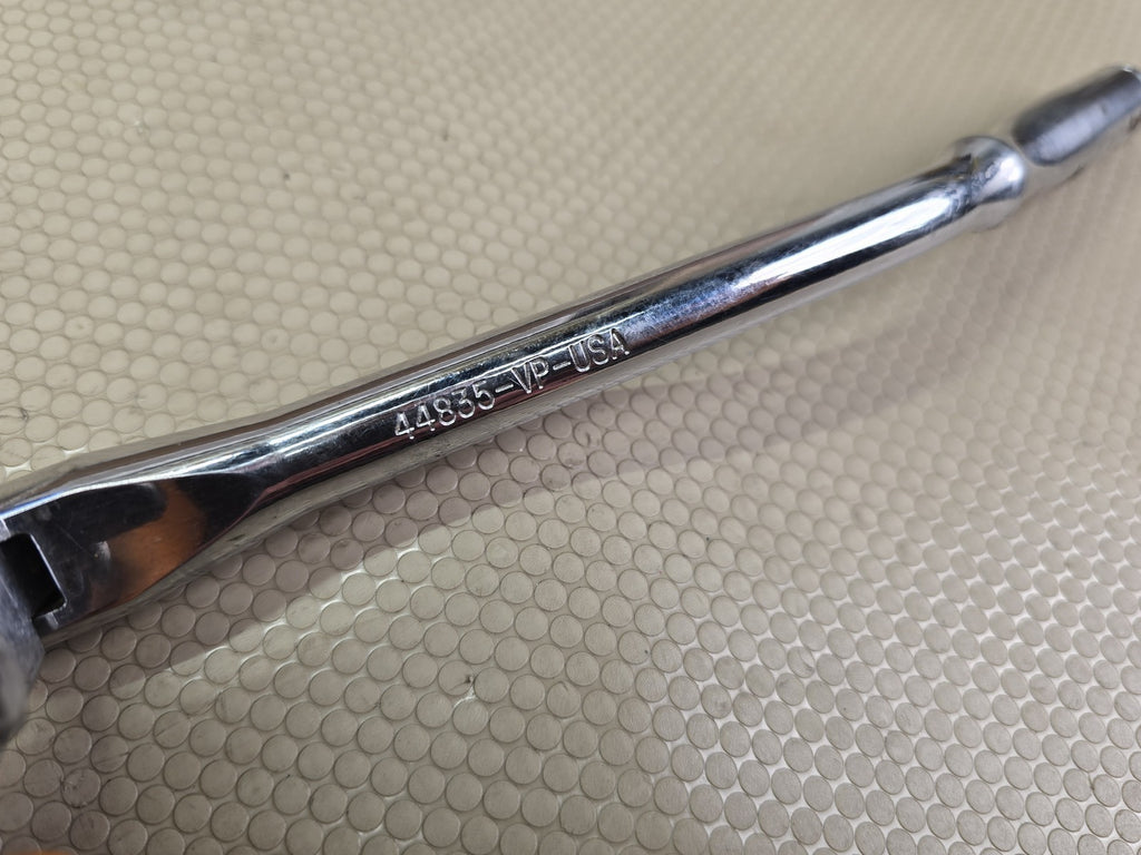 Craftsman 44835 USA 3/8" Drive Flex Head Bent Handle Ratchet Wrench Tool for Spa