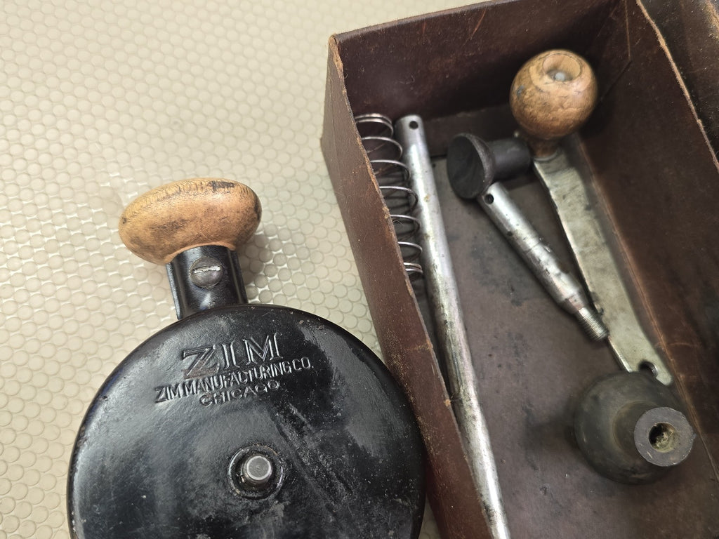 Vintage Zim Manufacturing Co. Chicago Valve Grinder Lapper Tool Kit in Box