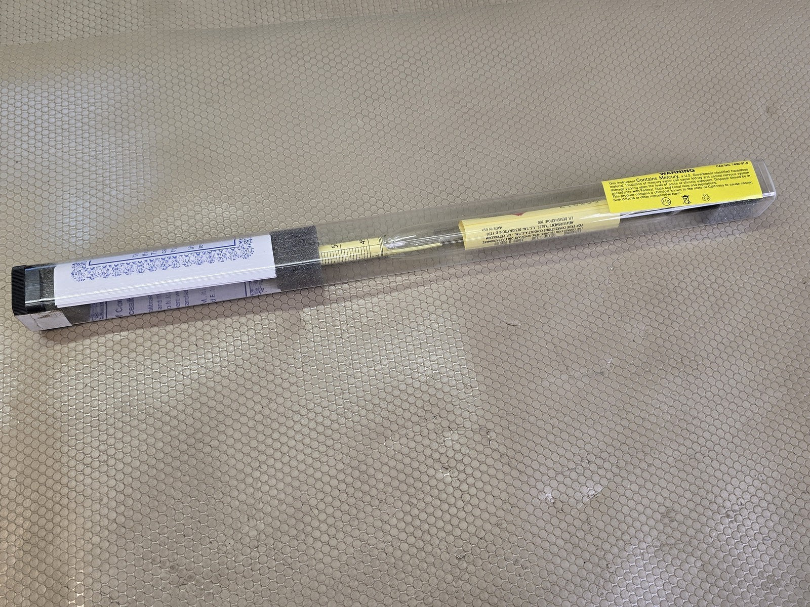 Robinson 403A033 Combined Thermohydrometer for Centrifuge 45-90 API 15"
