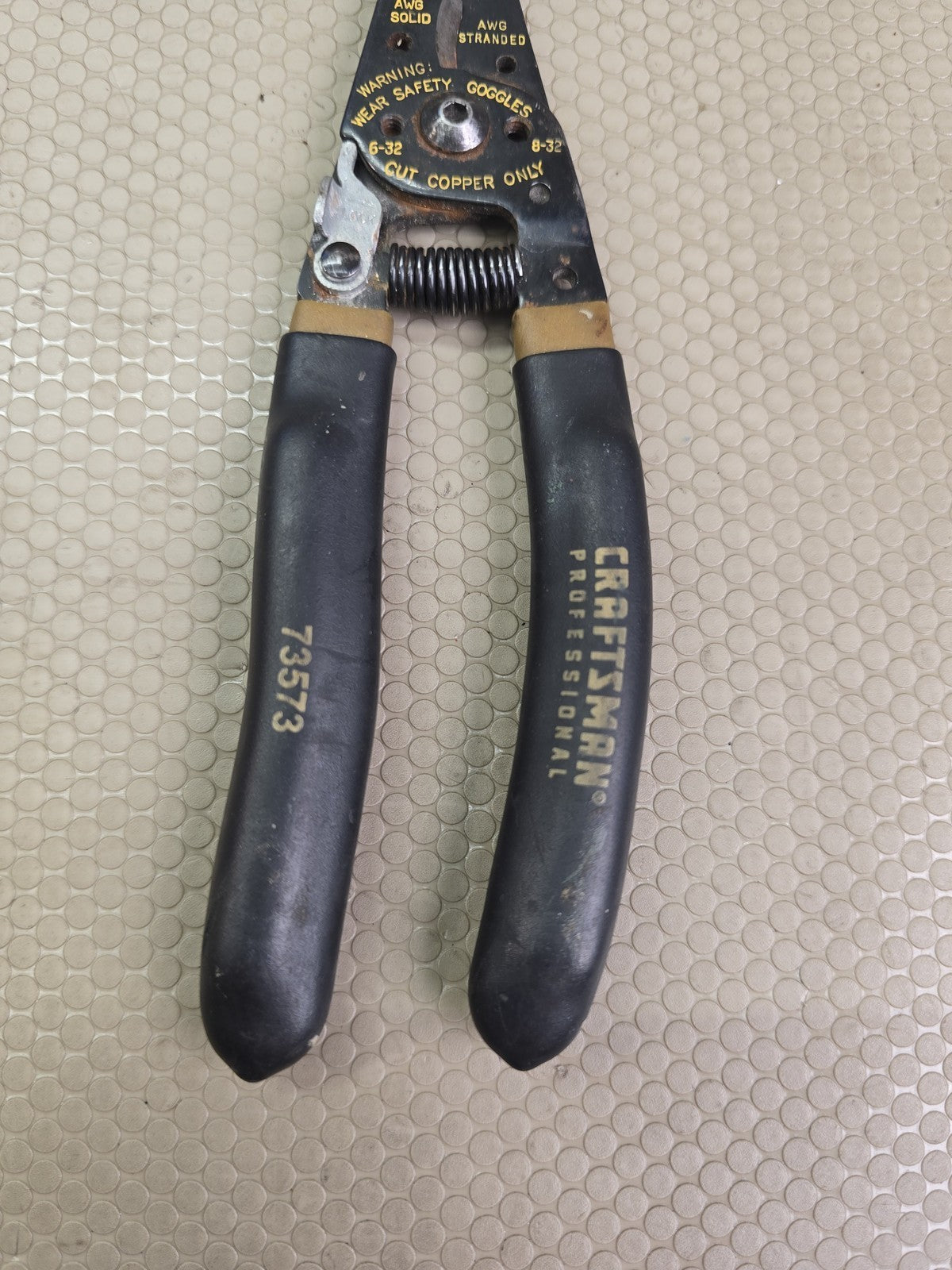 Craftsman 73573 Professional Wire Stripper Cutter Pliers 10-20 AWG USA