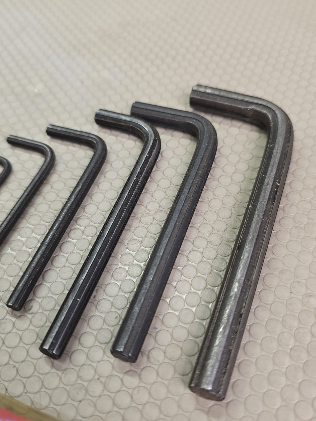 Snap-on MS-1012-KA 9-Pc Incomplete Spline HEX-Key Wrench Set USA Aviation Rare