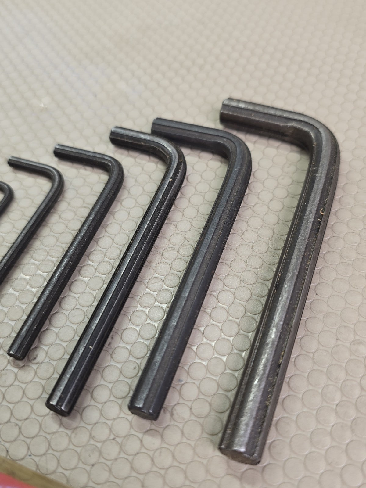 Snap-on MS-1012-KA 9-Pc Incomplete Spline HEX-Key Wrench Set USA Aviation Rare