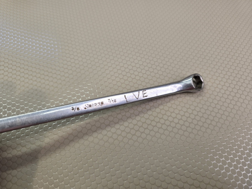 Snap-on XB1214S 3/8" x 7/16" 6 Point Offset Box End Wrench USA