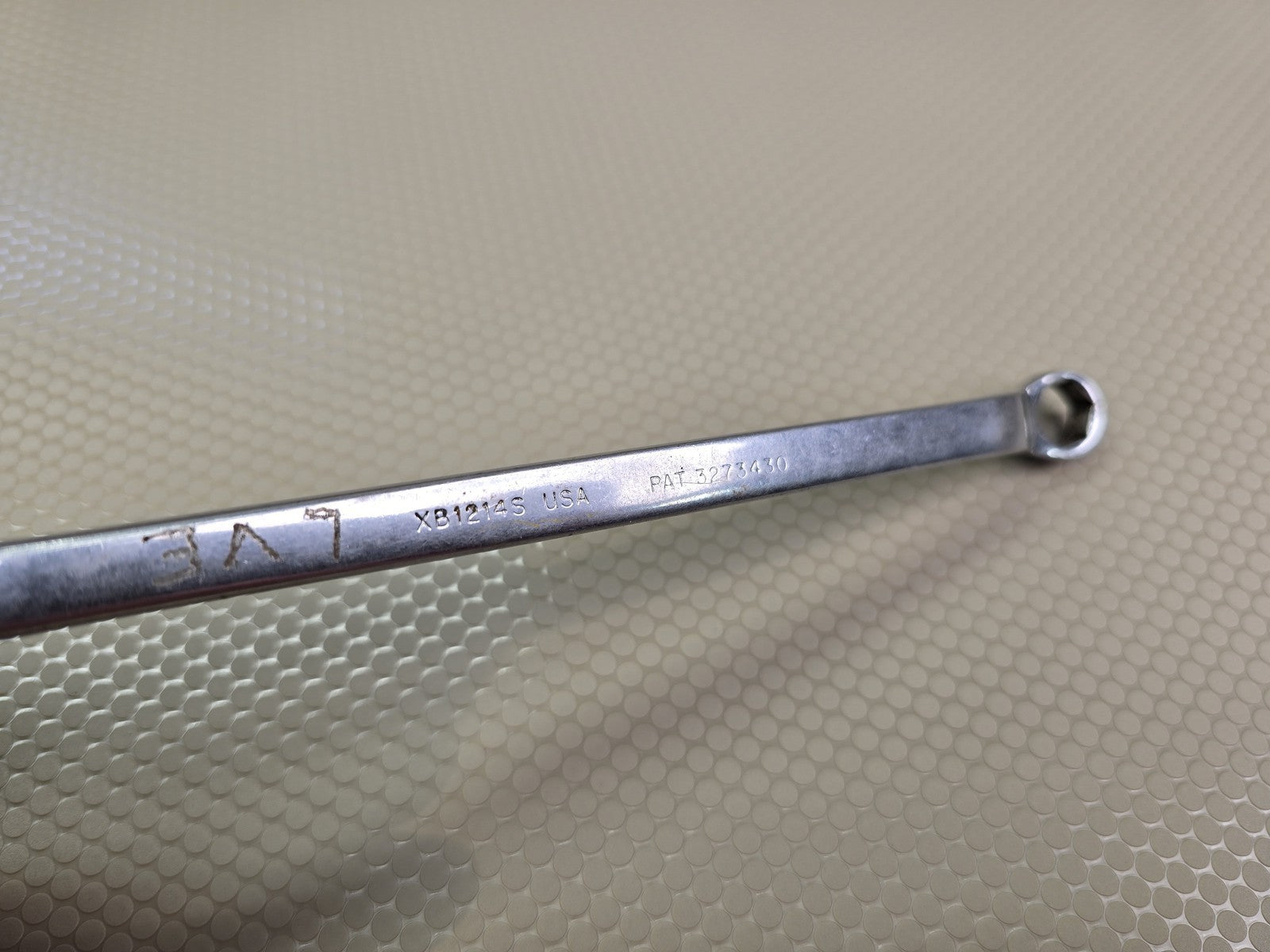 Snap-on XB1214S 3/8" x 7/16" 6 Point Offset Box End Wrench USA