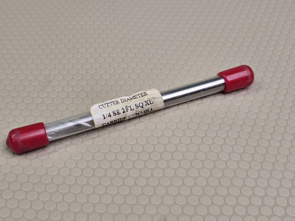 1/4 SE 2FL SQ XL Carbide End Mill 1/4" Diameter 2-Flute Square XL