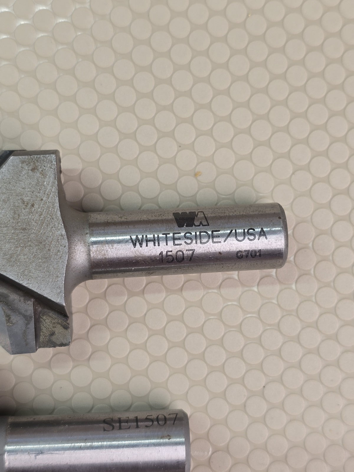 3x WHITESIDE / Other 1507 V-Groove Router Bit USA Made