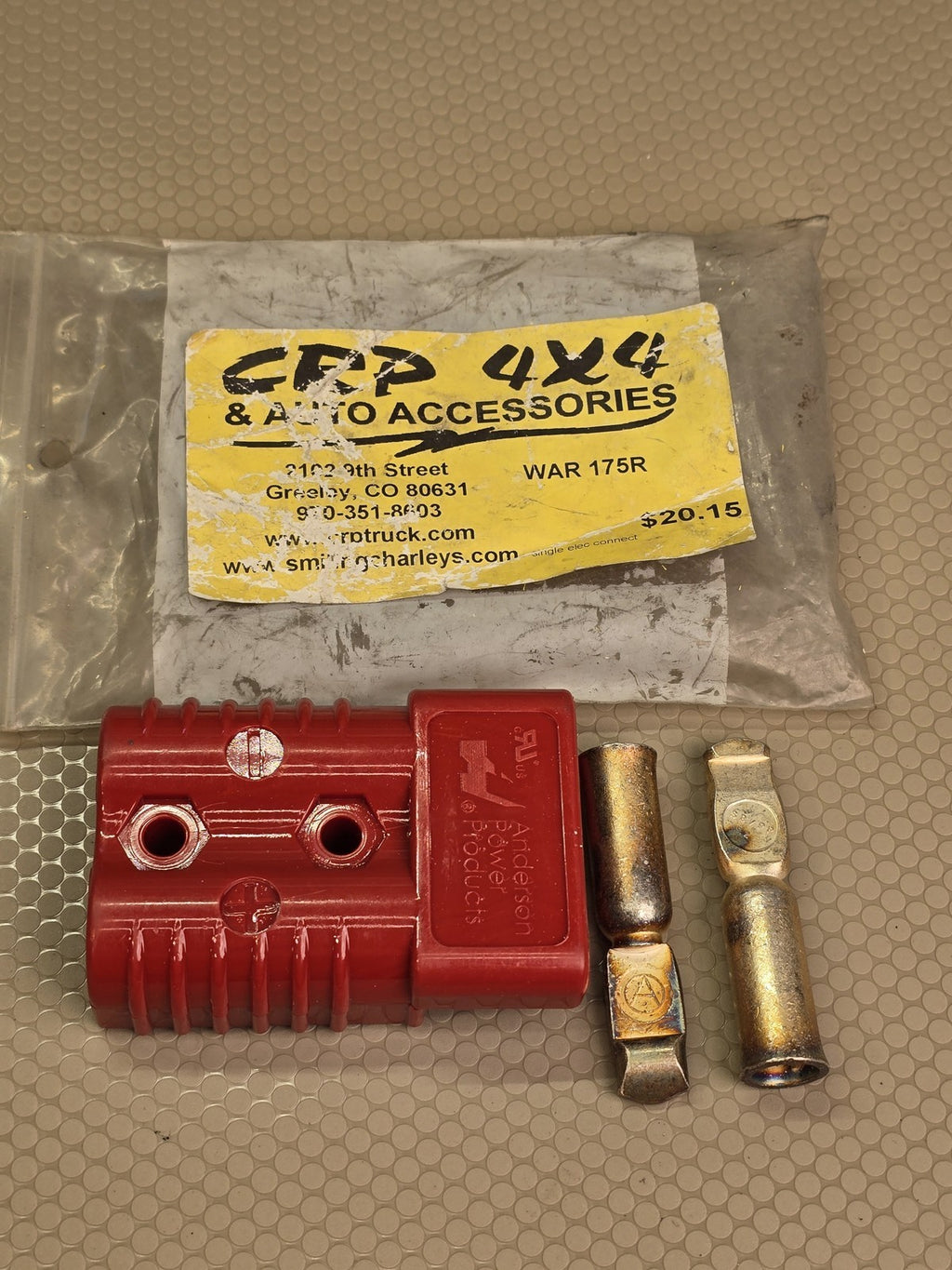 Anderson Power Products SB175 175A Red Electrical Connector Kit w/ Contacts NEW