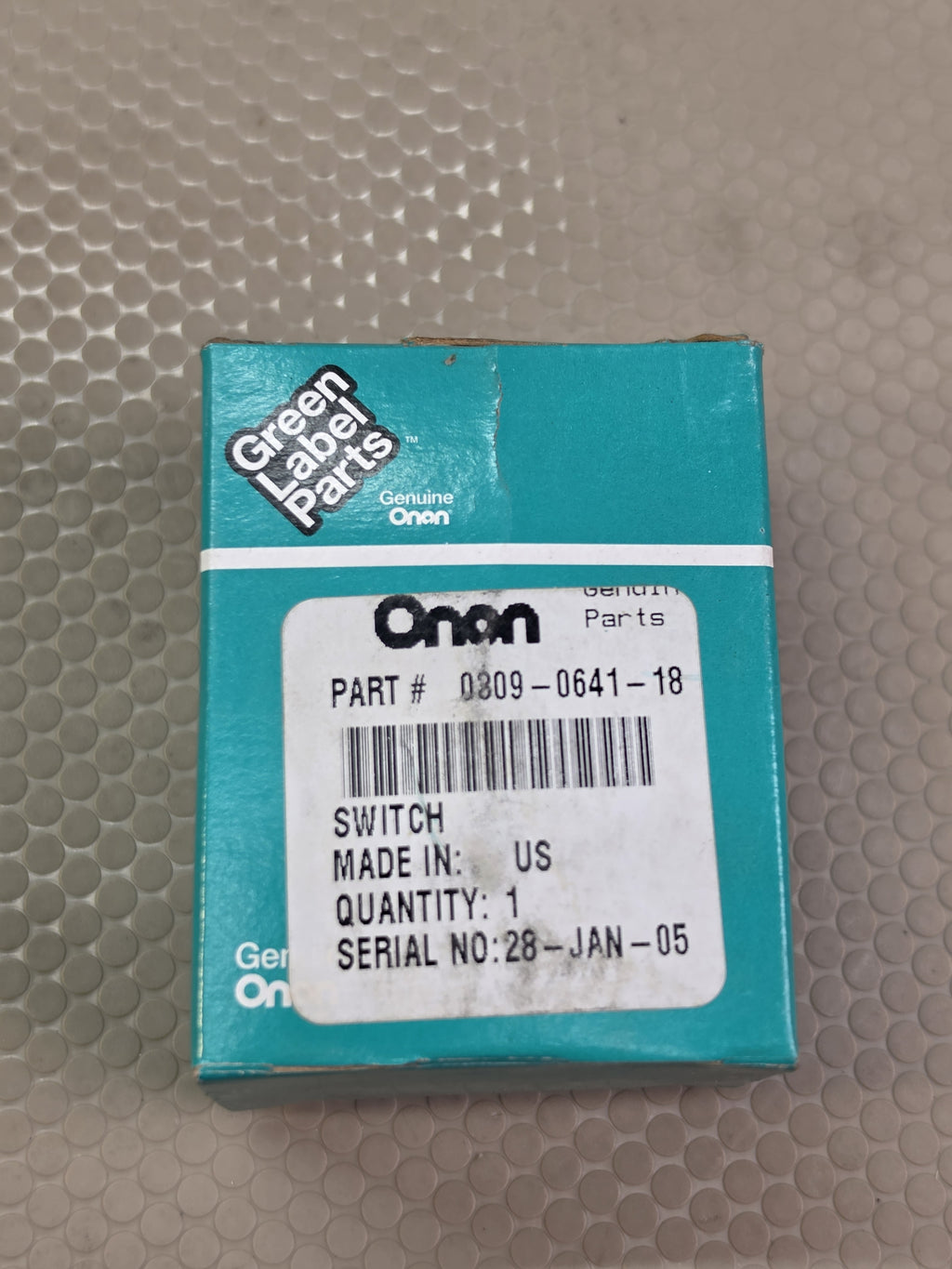 Onan 309-0105/309-0641-18 Low Oil Pressure Cut off Switch Genuine