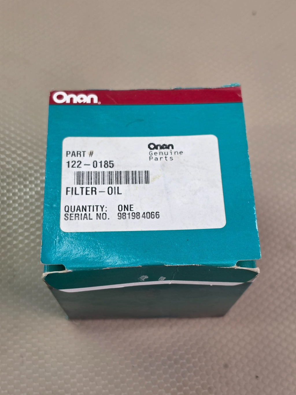 Onan 122-0185 Genuine Parts Engine Oil Filter Generator