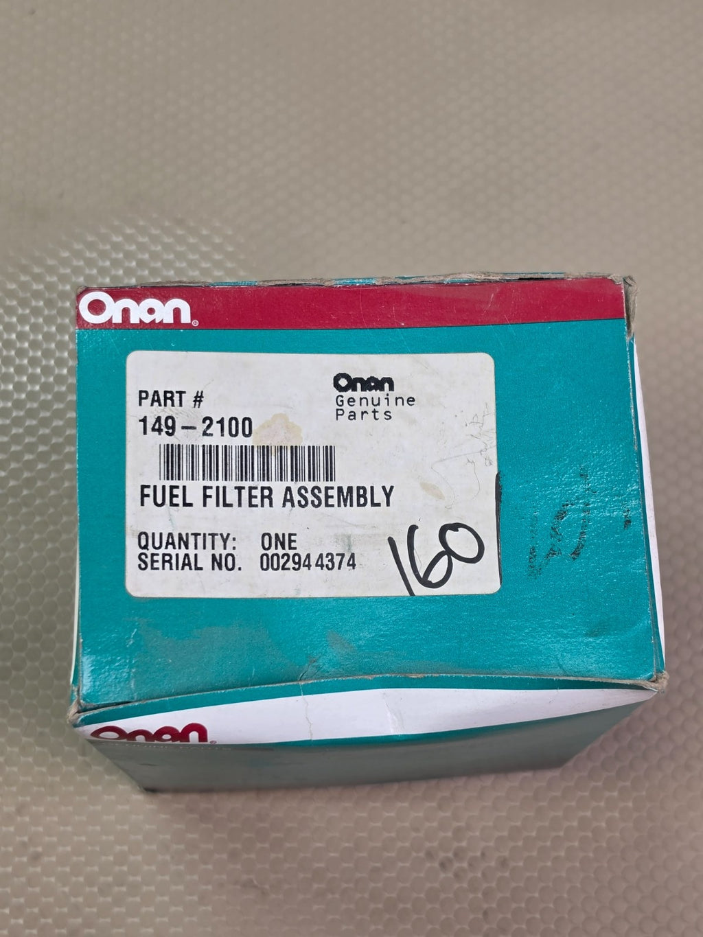 Onan 149-2100 Fuel Filter Assembly Generator OEM NOS