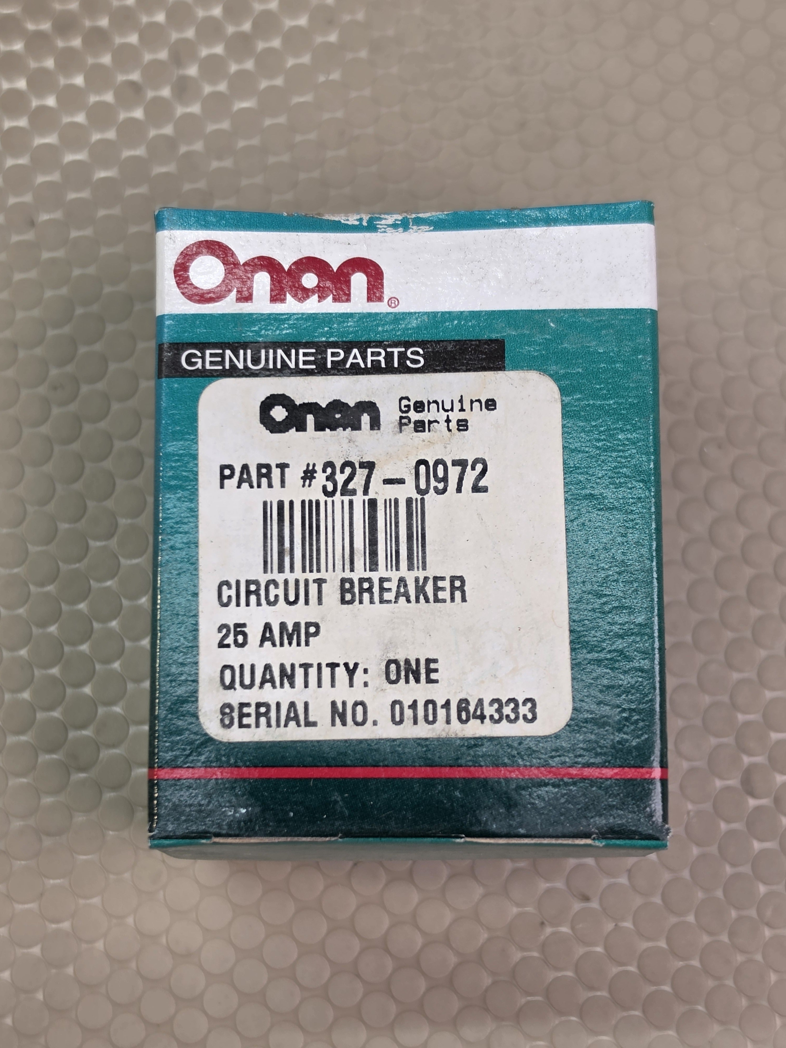 Onan 327-0972 Circuit Breaker 25 Amp Generator Part