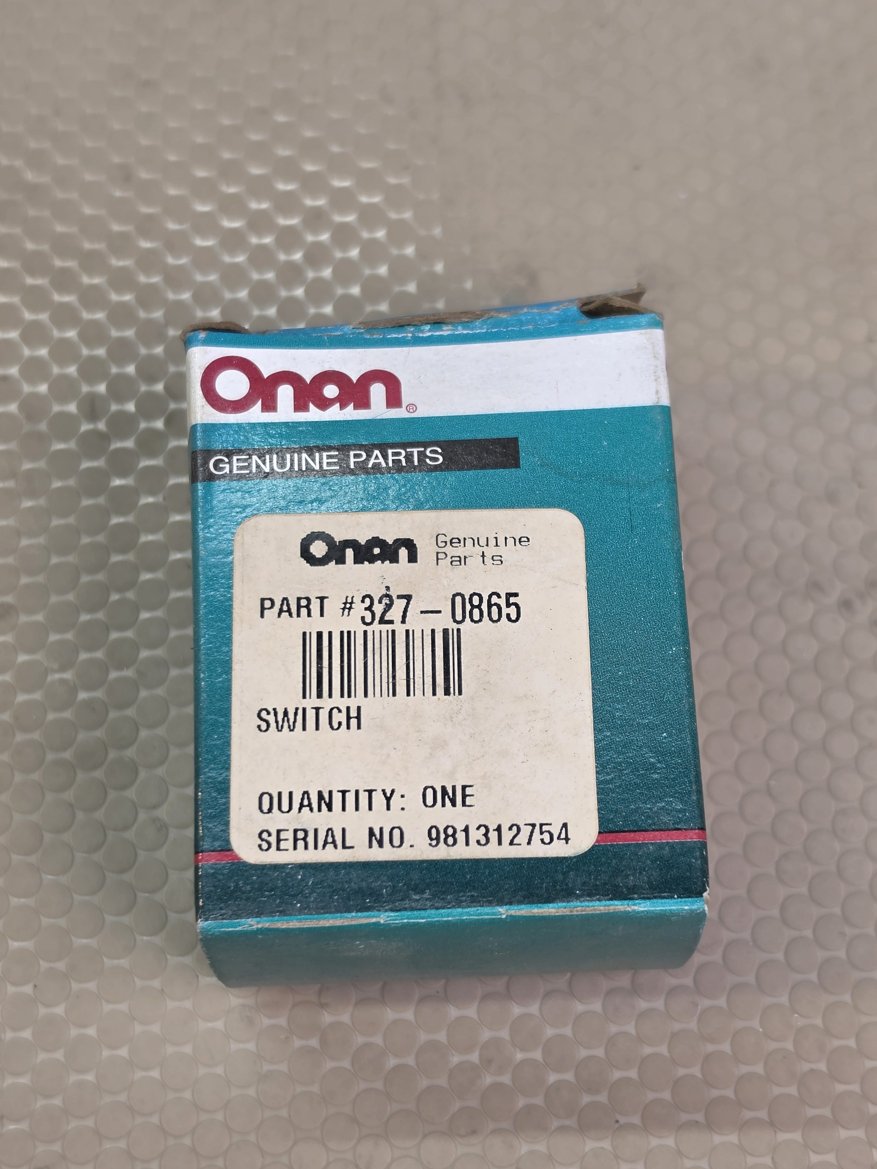 Onan 327-0865 Switch Genuine Parts NOS New in Box