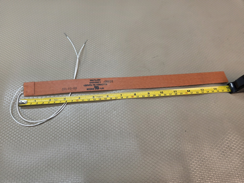 WATLOW 010150C1-0001E Flexible Strip Heater 120V 75W 15" Long