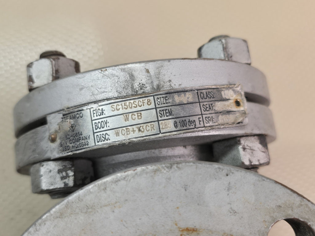 STEAMCO SC150SCF8 1 1/2" Class 150 WCB Body Flanged Check Valve New