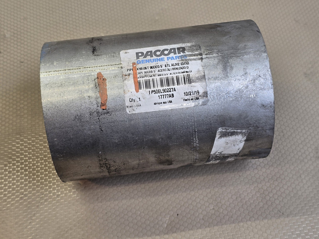 PACCAR 5" Straight Aluminized Steel Exhaust Pipe Coupler Piece