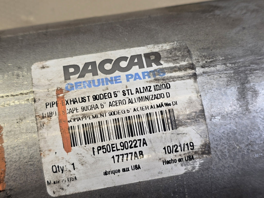 PACCAR 5" Straight Aluminized Steel Exhaust Pipe Coupler Piece