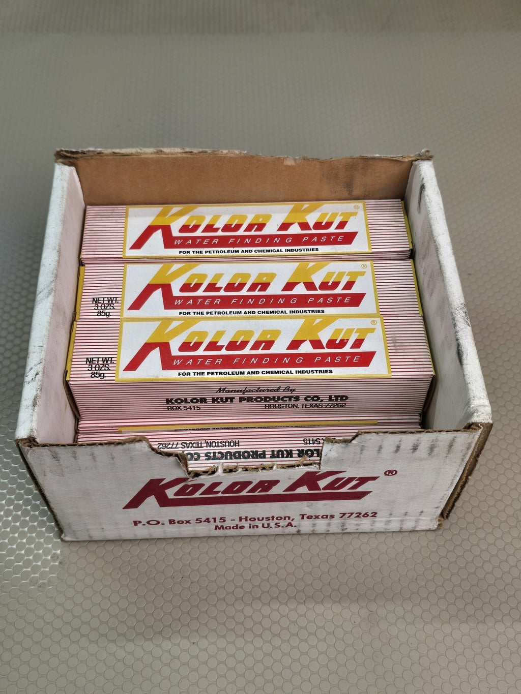 KOLOR KUT Water Finding Paste 3 oz 85g For Petroleum Chemical Industries