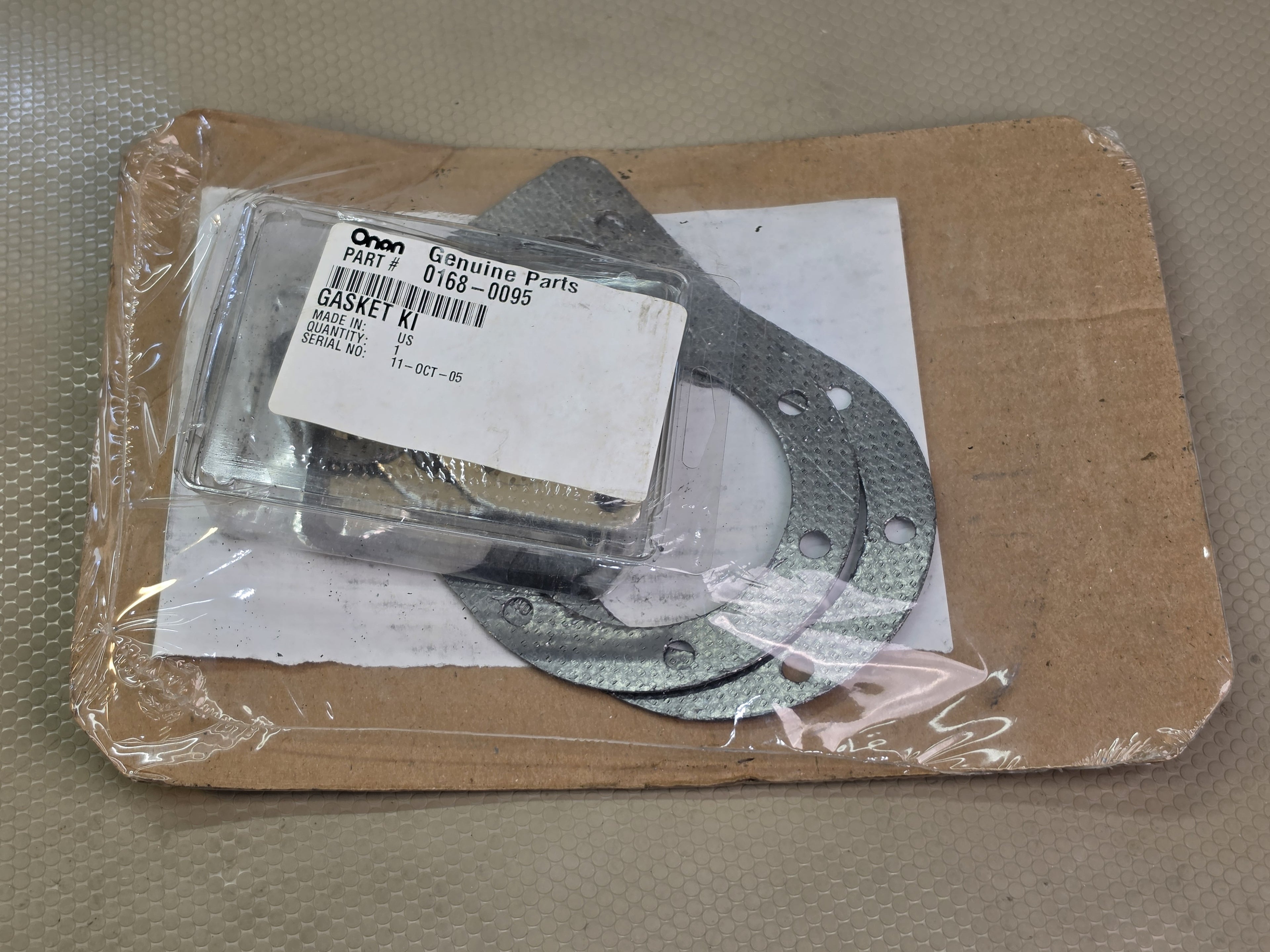 Onan 0168-0095 Gasket Kit Genuine Parts Generator Engine
