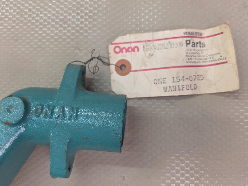 Onan 154-0725 Exhaust Manifold Generator Engine Cast Iron Genuine Part