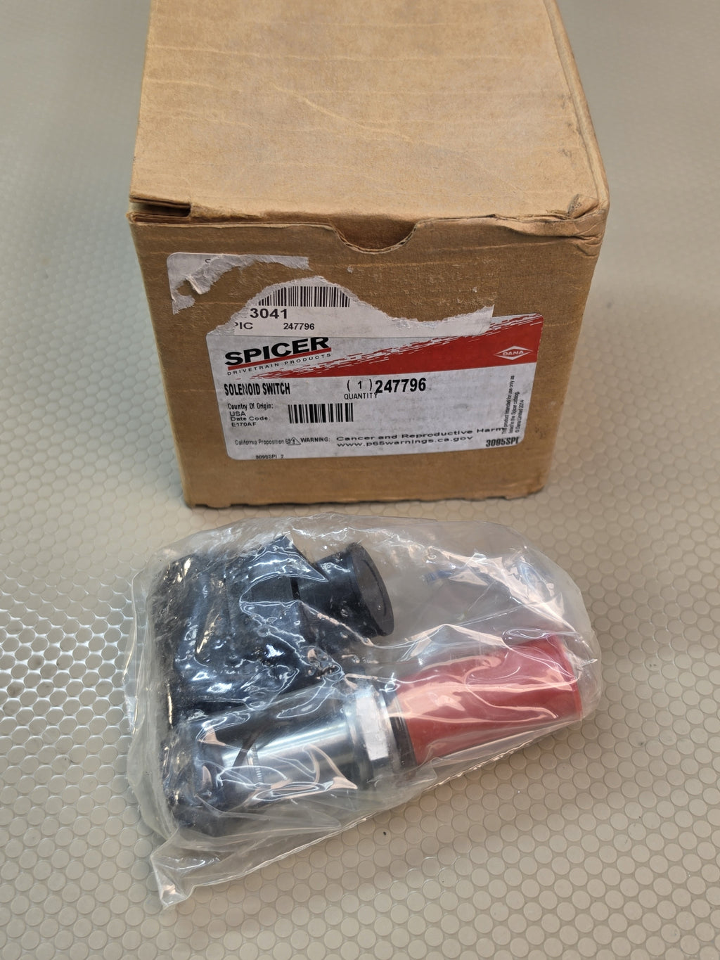 Spicer Dana 247796 Solenoid Assembly Transfer Case Off-Highway