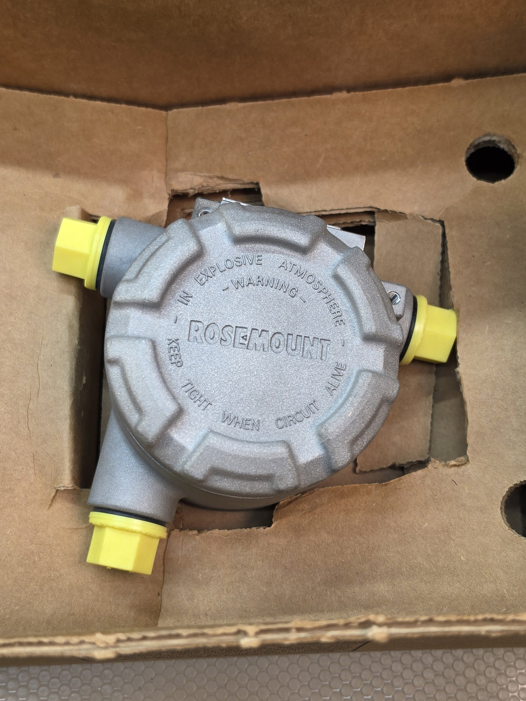 Rosemount 664 644HAE5J3 Temp Transmitter Steel Housing Pt100 0-100C - NEW