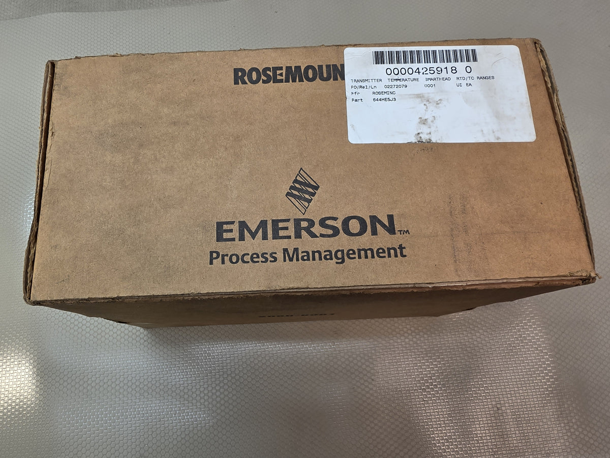 Rosemount 664 644HAE5J3 Temp Transmitter Steel Housing Pt100 0-100C - NEW