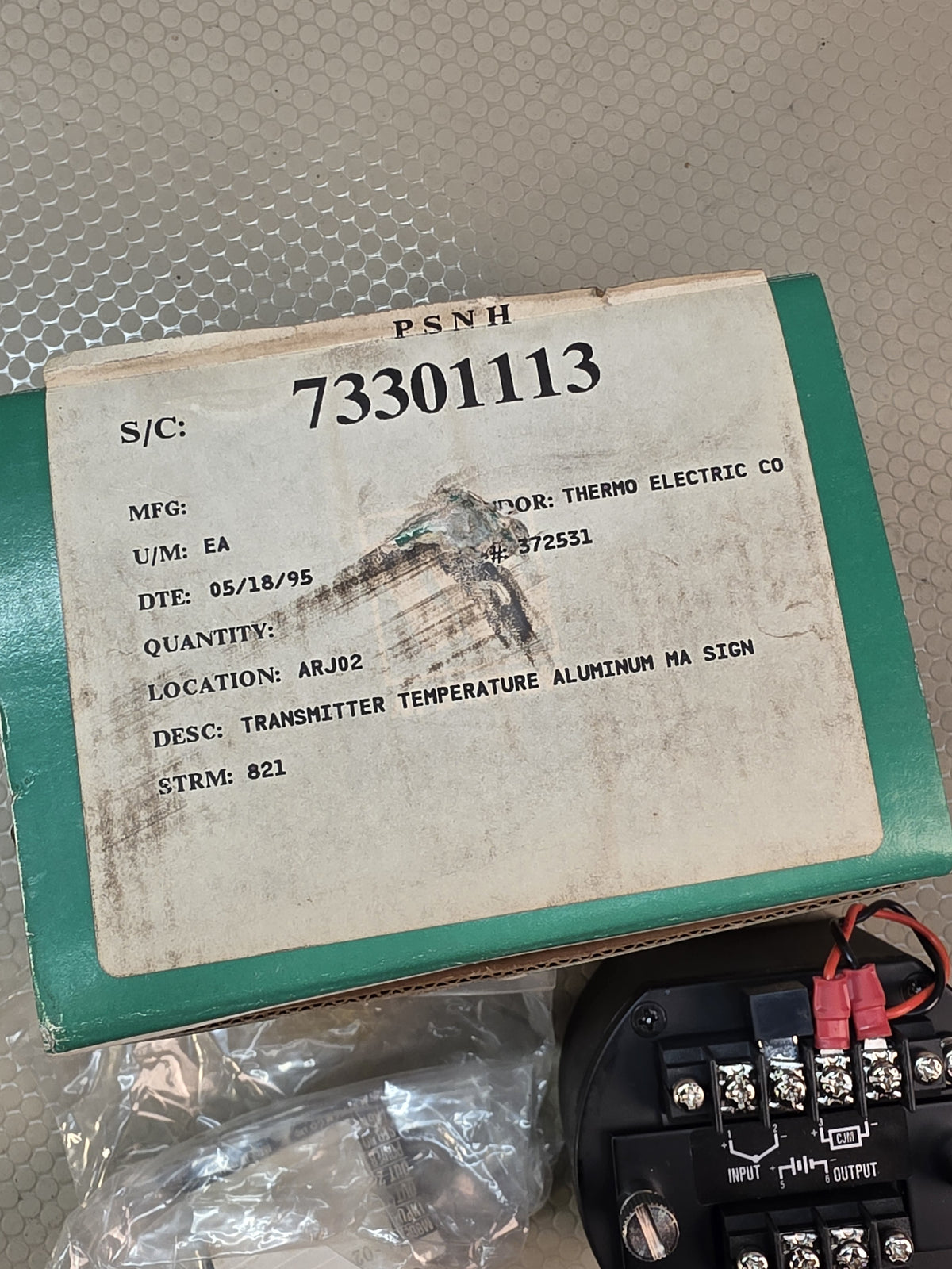 M-System E2658-J thermocouple temperature transmitter 2-wire mA - NEW