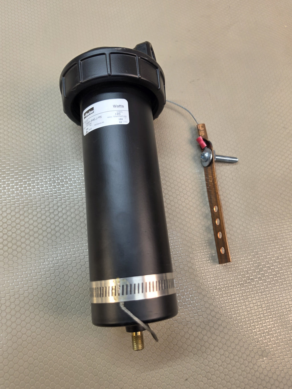 Parker Watts F802-04EJ/MS Filter Housing 300 PSI 180F Max Temp