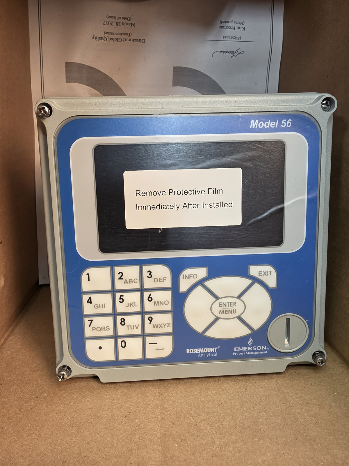 Emerson Rosemount 56-02-22-35-HT Dual Analyzer pH ORP Dissolved Oxygen 24VDC NEW