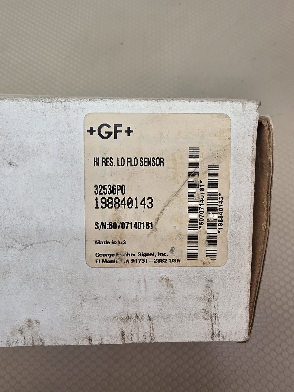 GF Signet 3-2536-P0 Rotor-X Paddlewheel Flow Sensor 198840143 1/2-4" Pipe - NEW