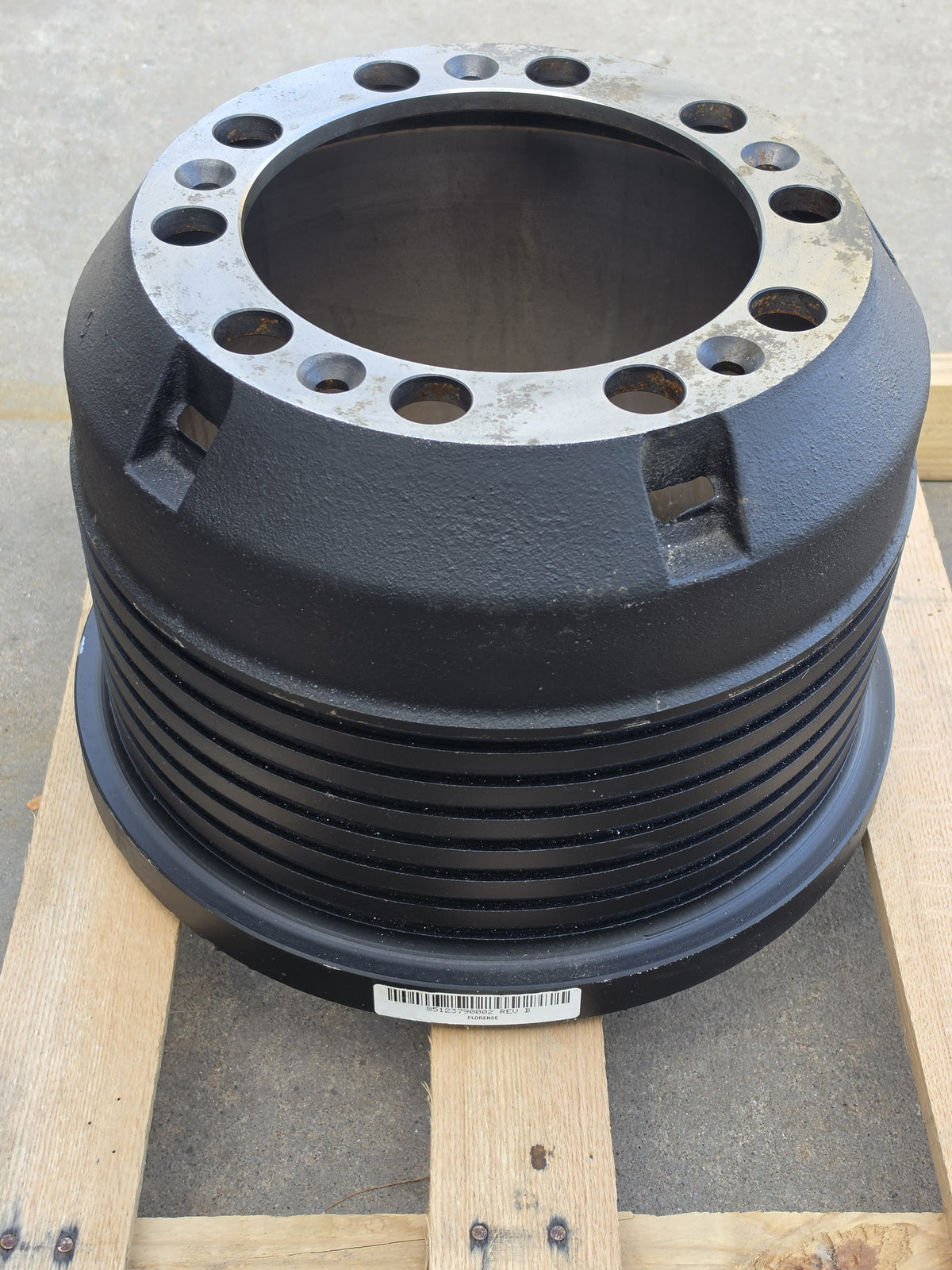 Meritor 85123790002 Rear Brake Drum 14.5x10 Outboard 10 Hole Transit 82-73686