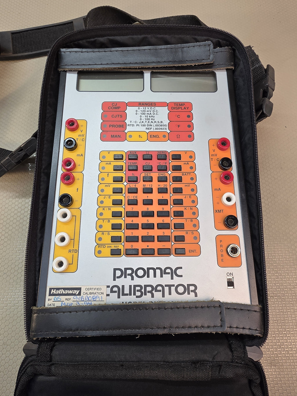Hathaway Promac Calibrator DHT830 with Case & Accessories | Works Great