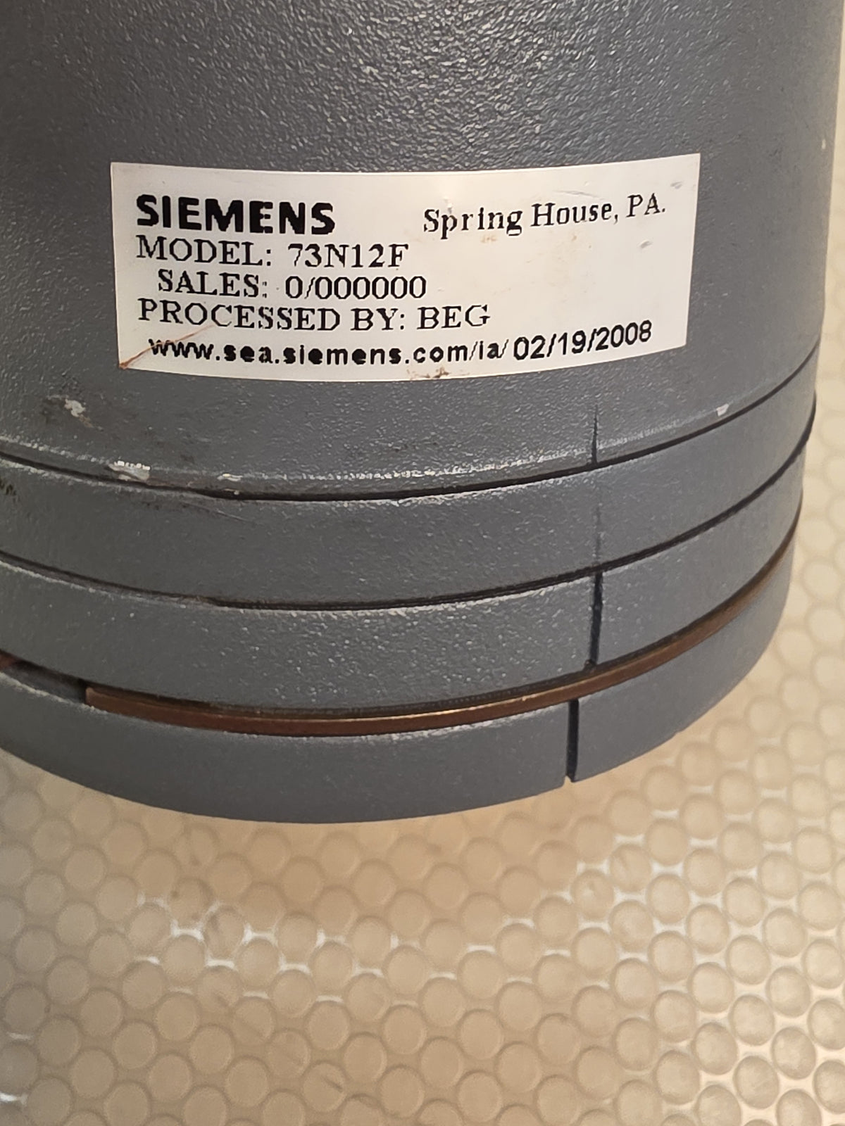 Siemens 73N12F Model 73 Built-In Pneumatic Valve Positioner 3-15 PSIG - NEW