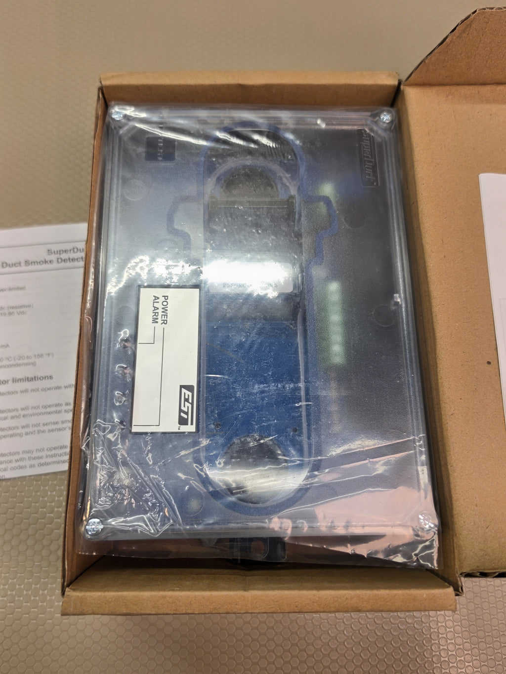 EST SIGA-SD 23312 Photoelectric Duct Smoke Detector Signature