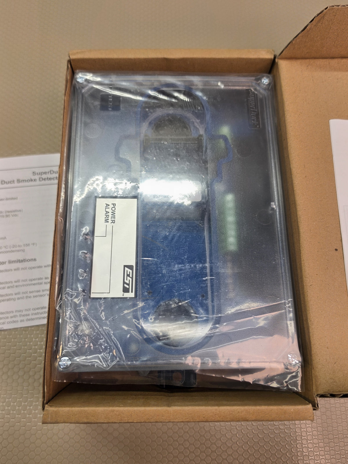 EST SIGA-SD 23312 Photoelectric Duct Smoke Detector Signature