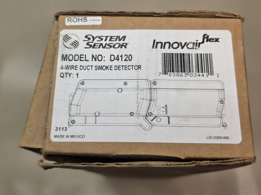 System Sensor D4120 InnovairFlex 4-Wire Photoelectric Duct Smoke Detector