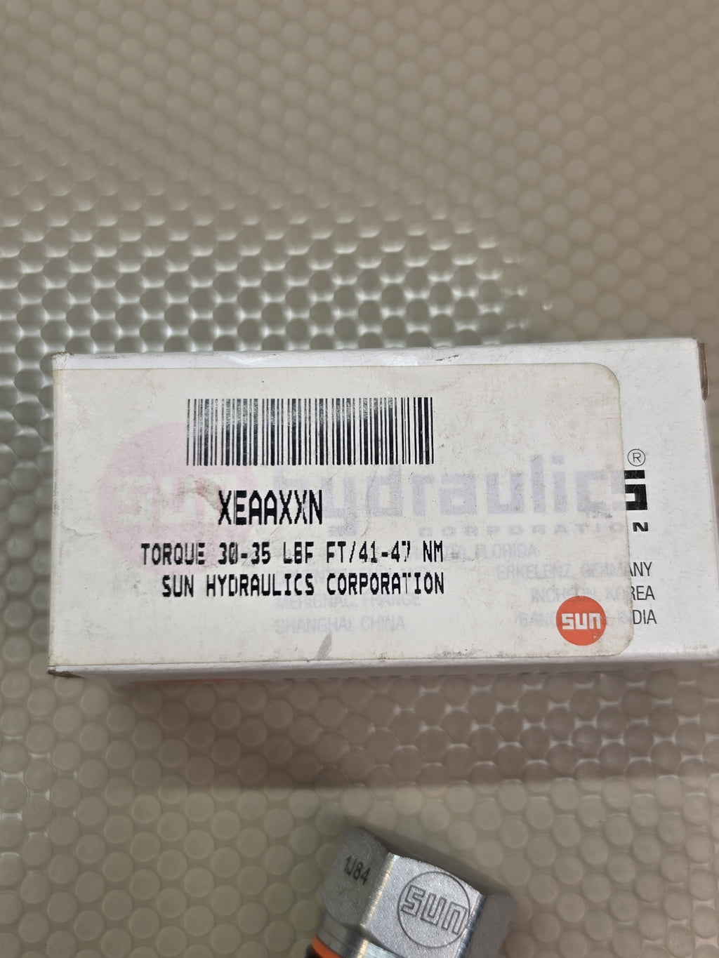 Sun Hydraulics XEAA-XXN Cavity Plug T-11A Port 1 Blocked 2 to 3 Open