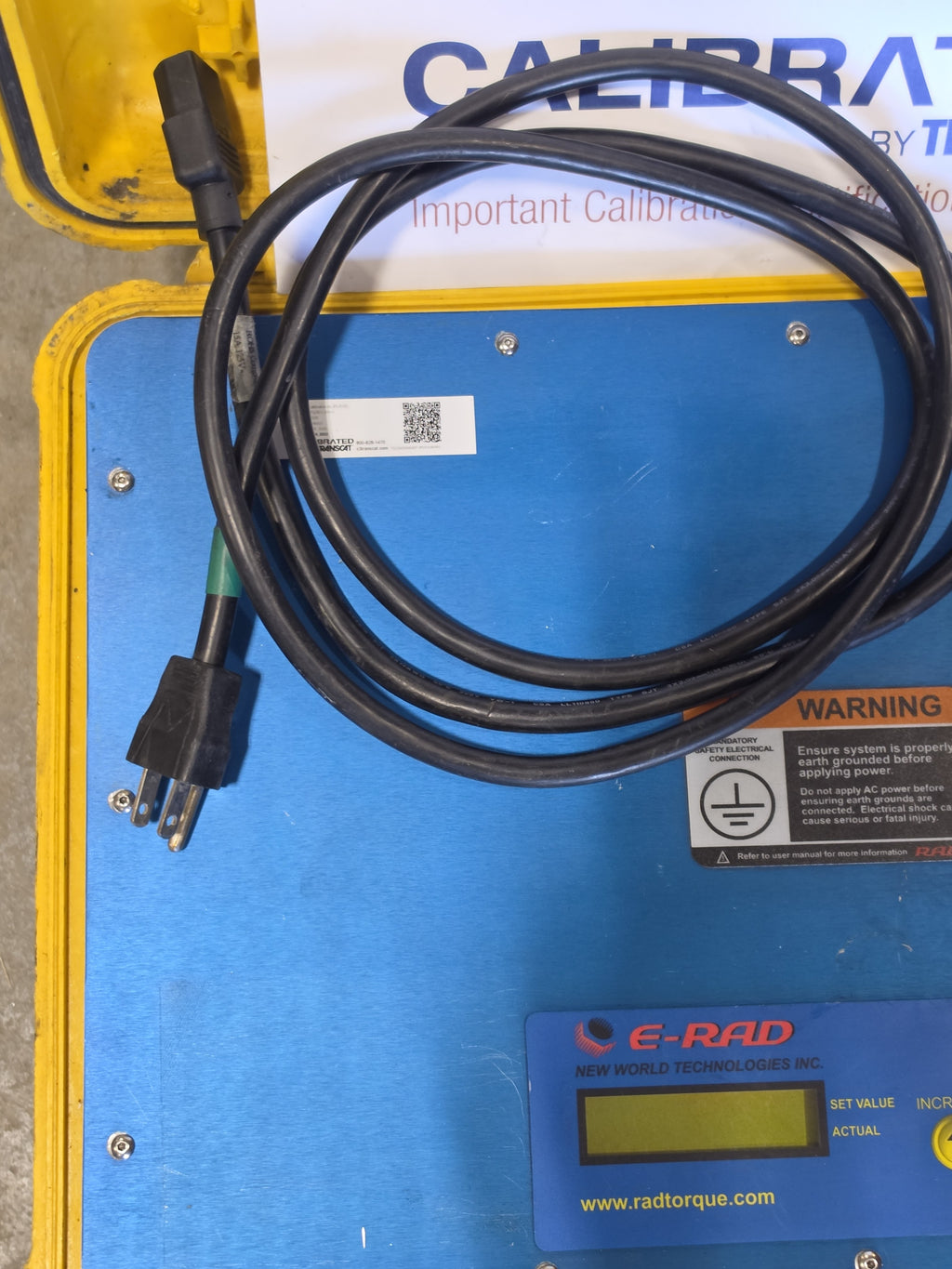 E-RAD 3000 Electric Torque Control Box Controller 120V Calibrated