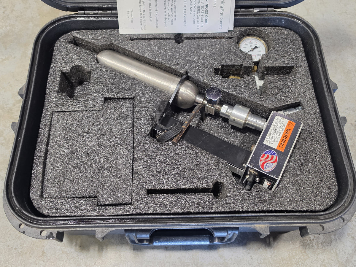 Southern Cross Flame Pack 400 FID Hydrocarbon Gas Leak Detector Kit w/ Case