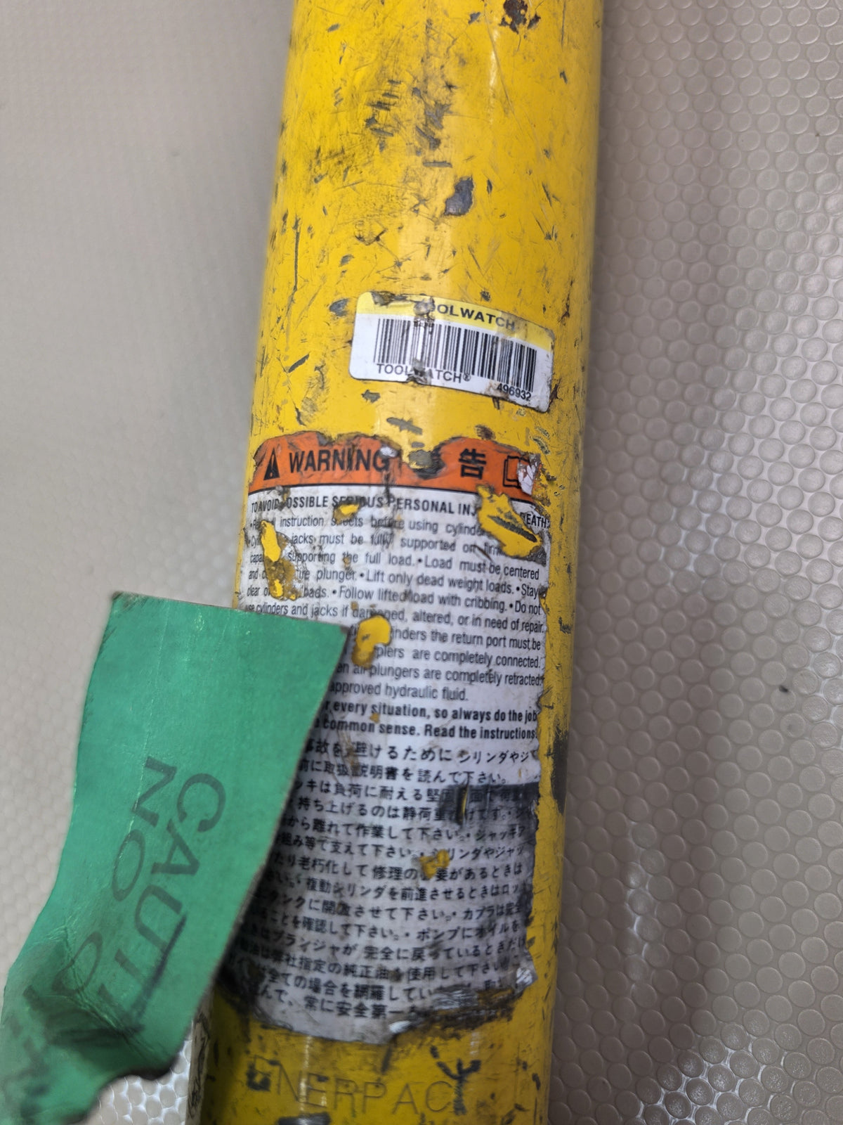 Enerpac RC1010 10 Ton 10 in Stroke Hydraulic Cylinder Ram 10000 PSI