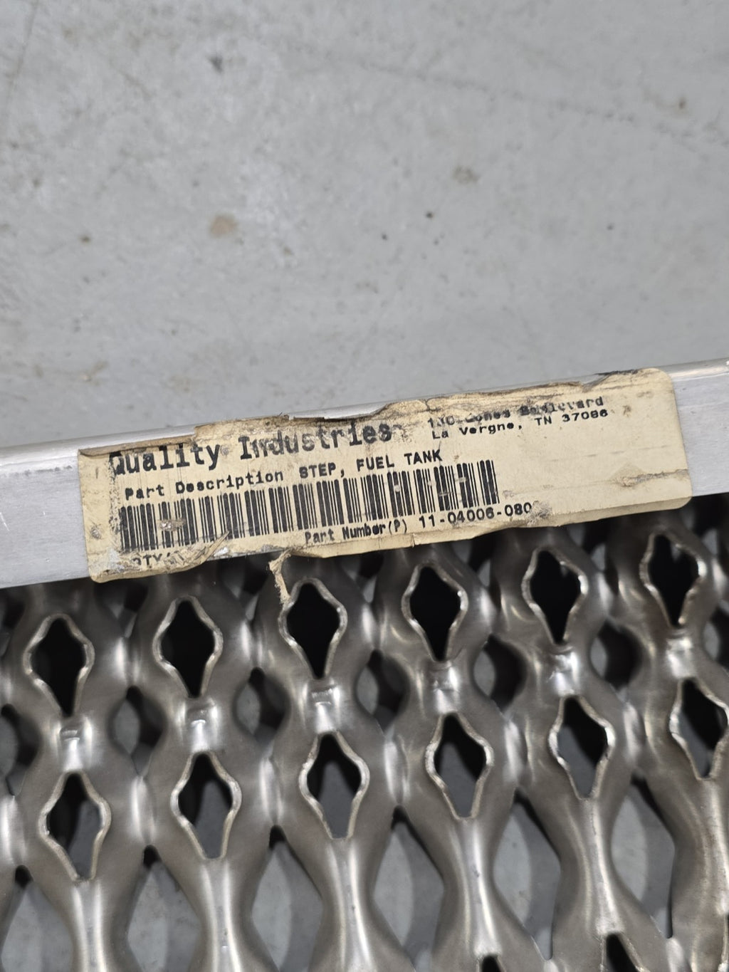 Peterbilt Step-Fuel Tank Aluminium 800Mm | 11-04006-0800Paccar