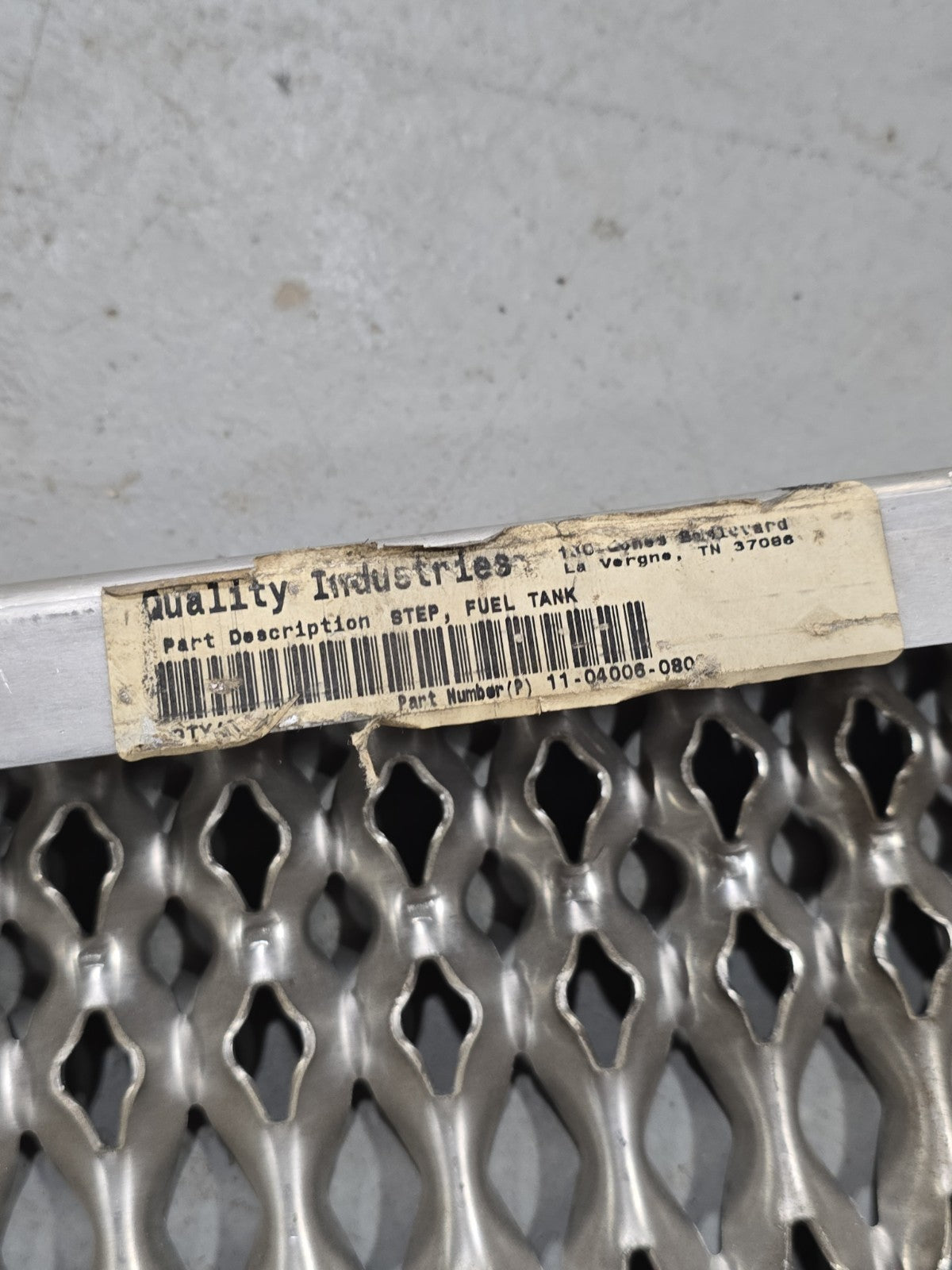 Peterbilt Step-Fuel Tank Aluminium 800Mm | 11-04006-0800Paccar