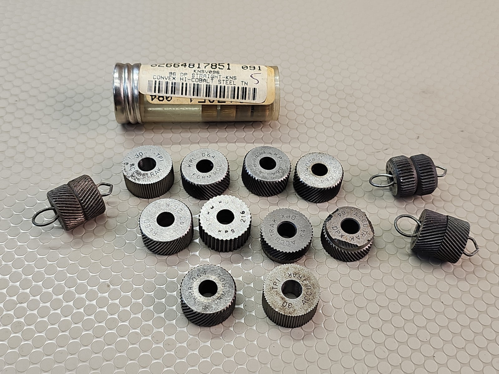 Lot of Machinist Knurling Wheels Mixed USA Brands Eagle Etc.