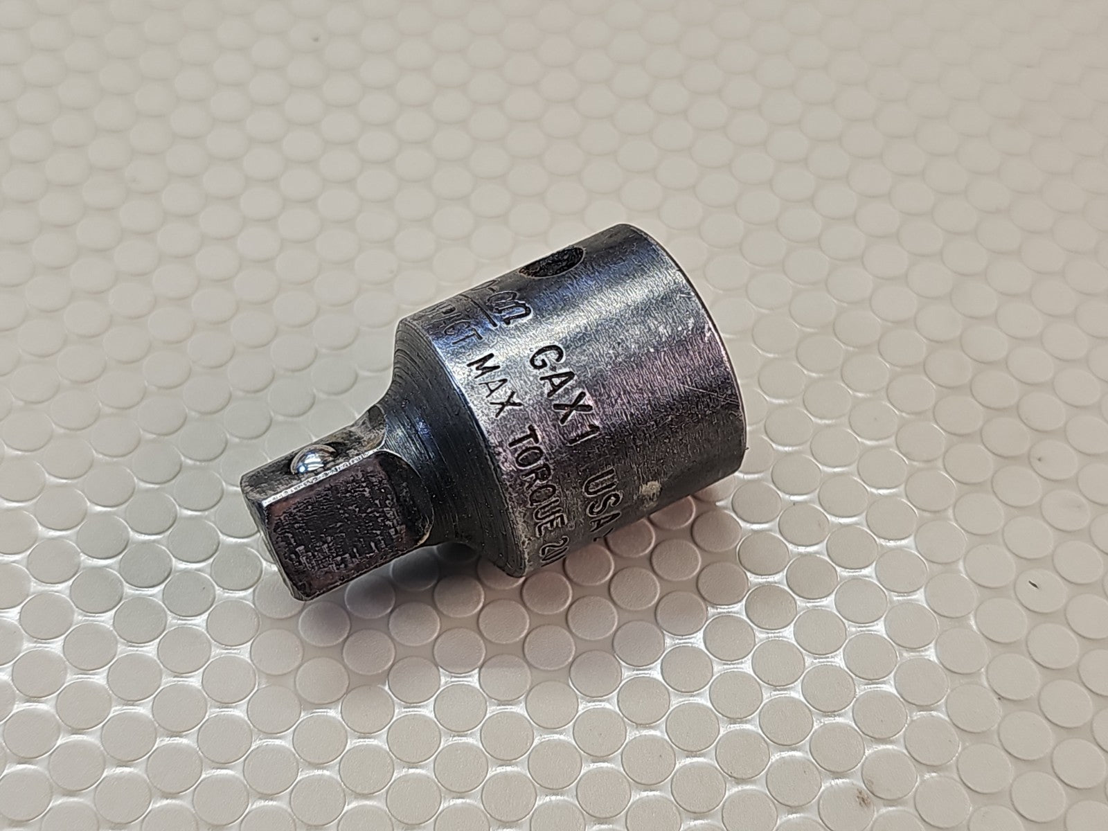 Snap-on 1/2" Drive to 3/8" Drive Reducer GAX1 Black Oxide USA