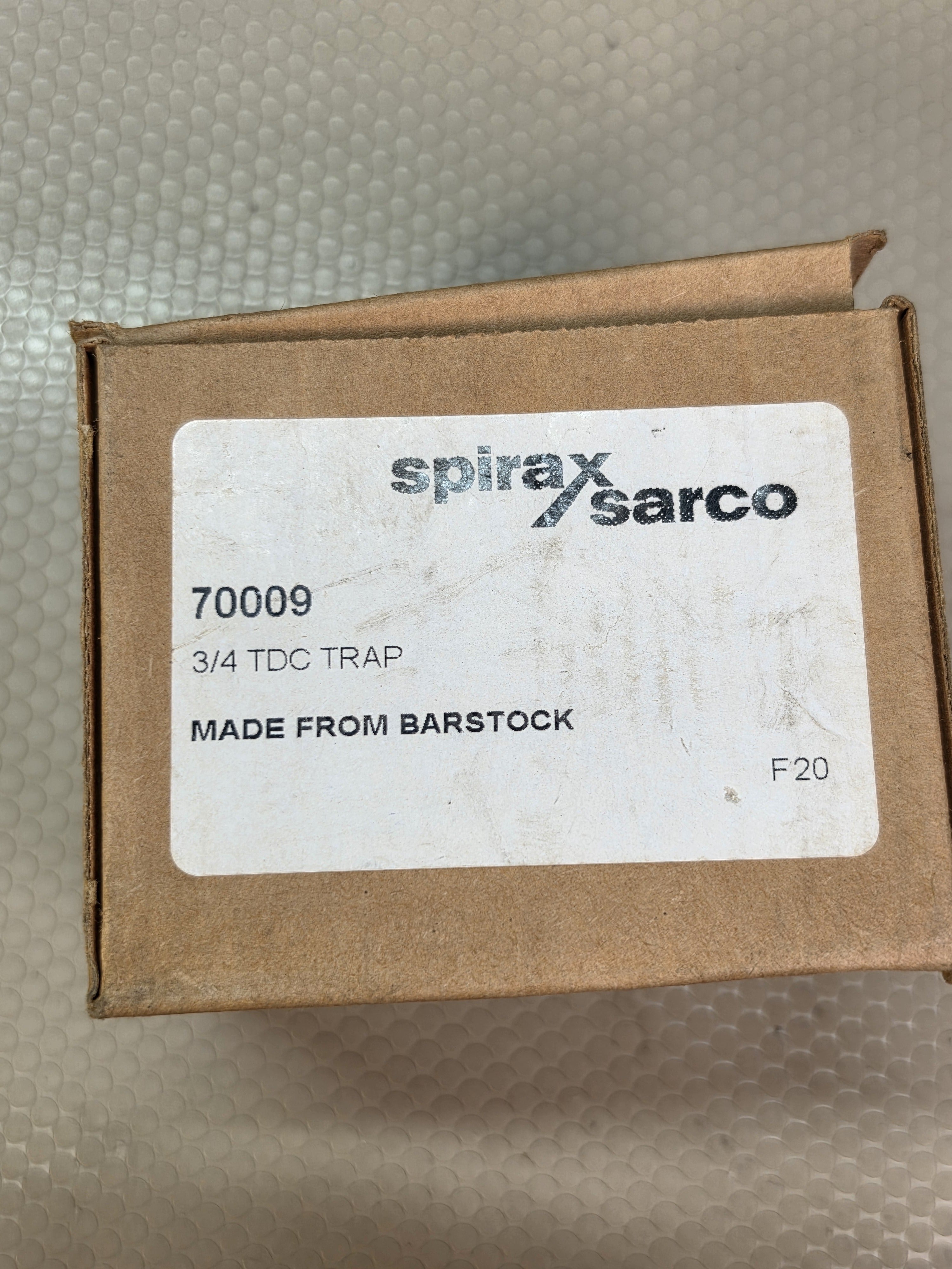Spirax Sarco 70009 Thermodynamic Steam Trap 3/4" TDC 600 PSIG NEW