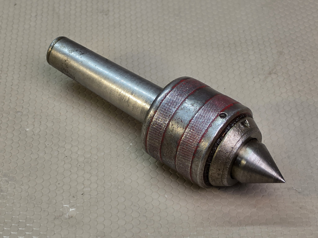 Knurled Revolving Live Center Lathe Tailstock Morse Taper Shank Tool