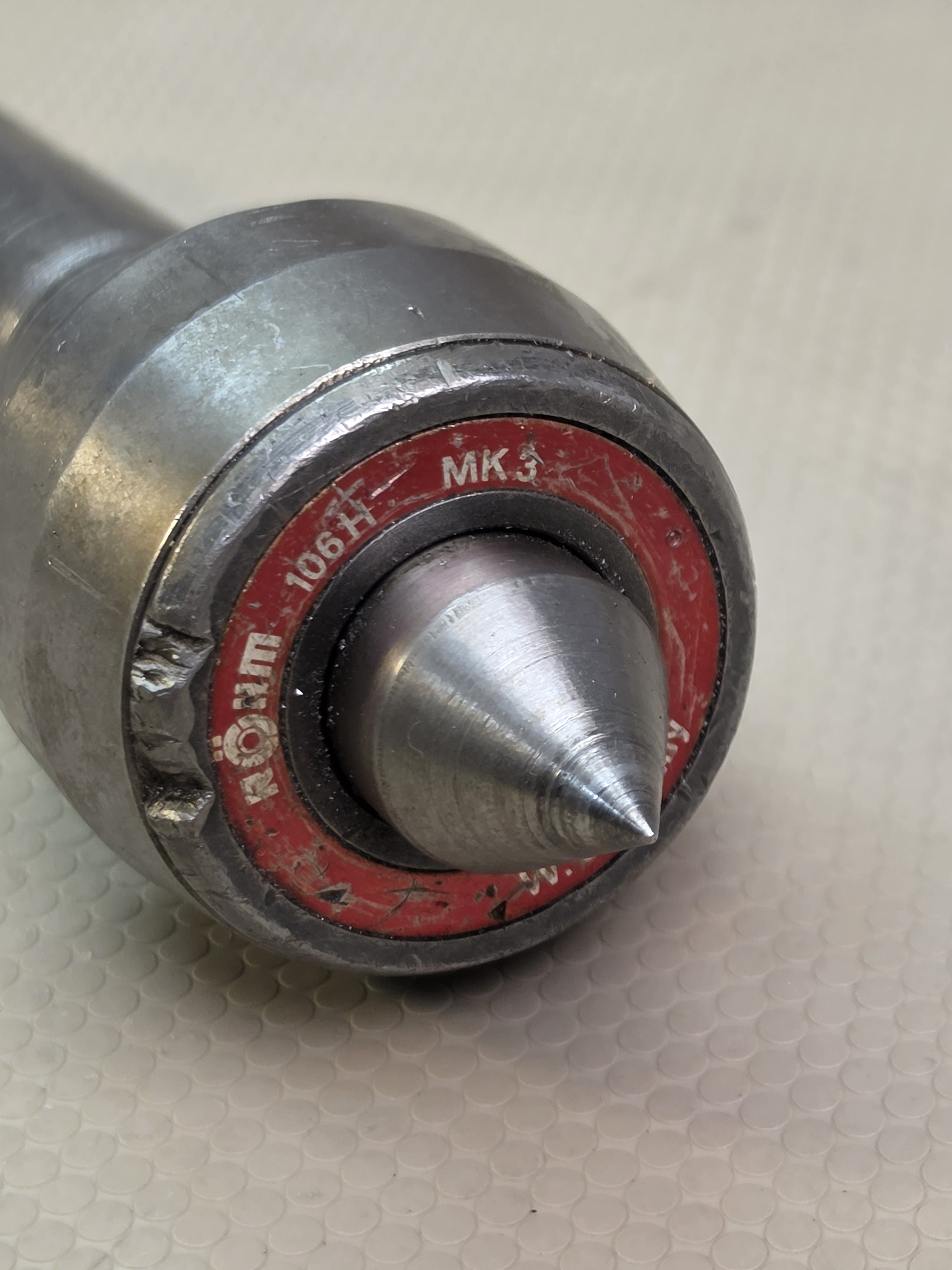 ROHM 106 H Live Center MK3 Morse Taper 3 Lathe Tailstock Tool